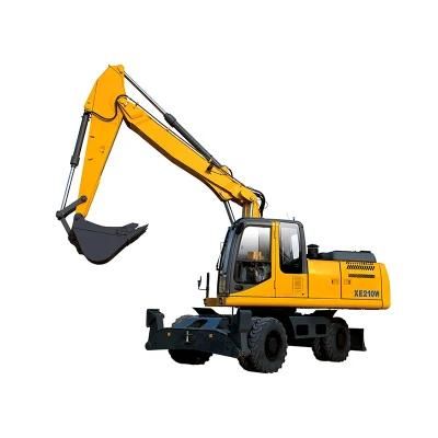 21 Ton Hydraulic Digger Excavator Xe210wb Wheeled Excavator