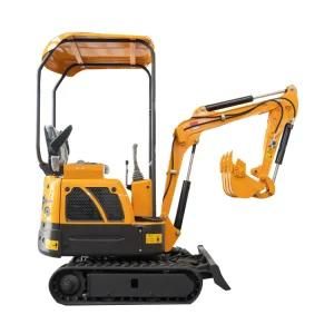 Mini Tire Excavator 1 Ton Xn12 Mini Excavator, Japanese Yanmar Engine