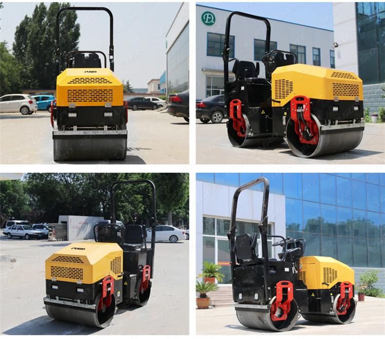 Furd 1.5 Ton Diesel Double Drum Asphalt Vibtatory Road Roller