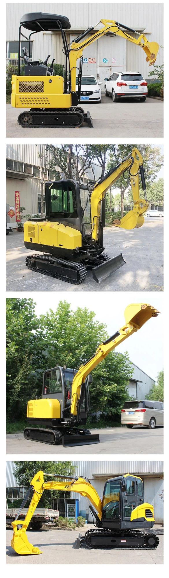 New Crawler Huaya China Excavator Mini Small Excavators for Sale
