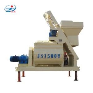 Jinsheng Twin Shaft Electric Js Series Js1500 Concrete Machine Mixer