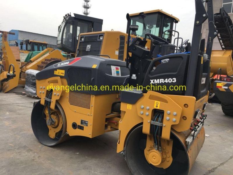 Small 4ton Double Drum Vibratory Roller Xmr403/Xmr403s