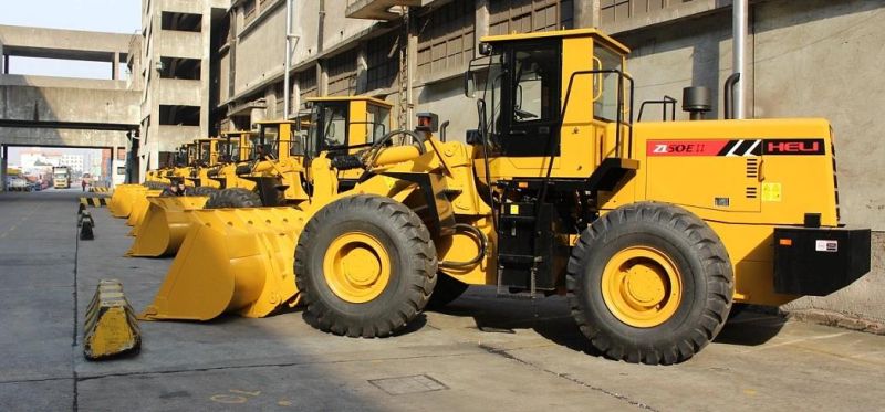 New Model Heli 5t 3.0m3 Agricultural Construction Machinery Heavy Duty Front Mini Wheel Loader Zl50eii