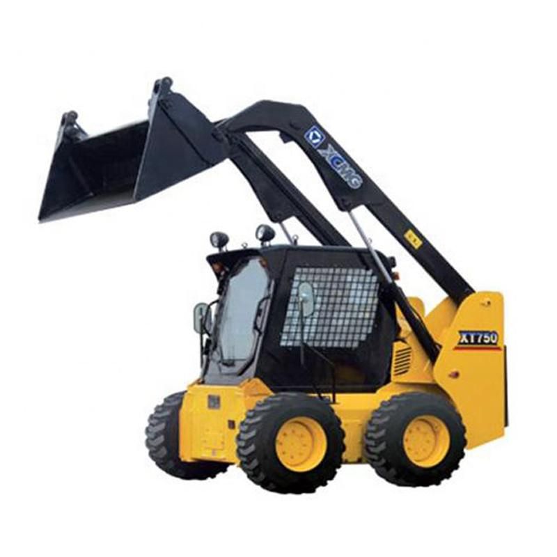 XCMG High Performance Xt750 65HP Chinese Multifunction Skid Steer Loader with Attachments Price (more models for sale)