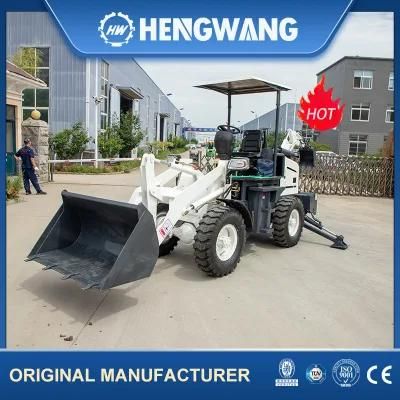 Mini 1 Ton Excavator Loader with Hydraulic Outriggers
