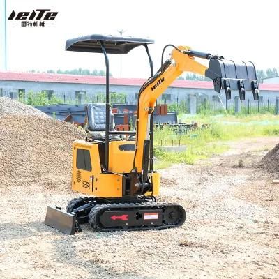 High Quality Mini Excavator 1 Ton 1.5 Ton Mini Crawler Excavator Small Digger for Sale