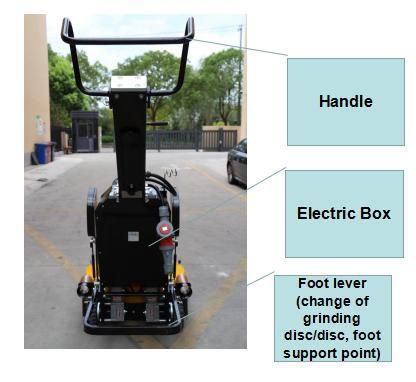 820mm Remote Control Planetary Concrete Floor Grinder Granite Polishing Machine