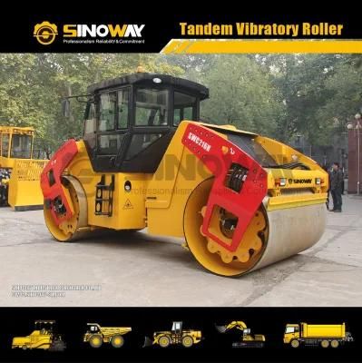 Hydraulic Double Drum Road Roller, 16 Ton Tandem Vibratory Roller