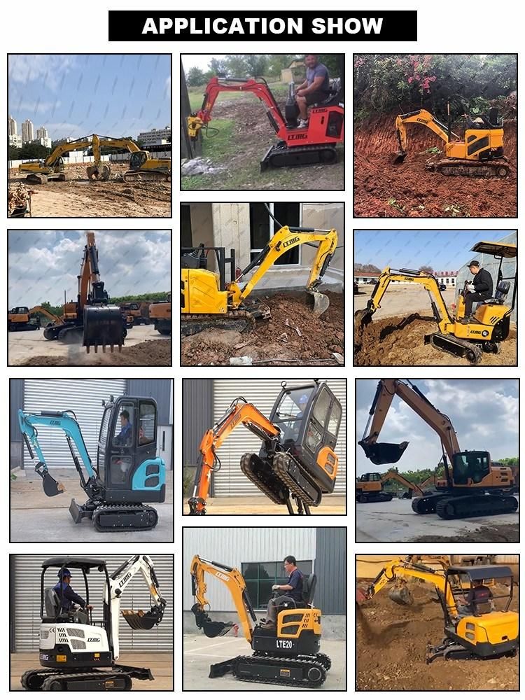 Ltmg Construction Machine Diggers 7 Ton 8 Ton 10 Ton 12 Ton 15 Ton 20 Ton Wheel Excavator Price