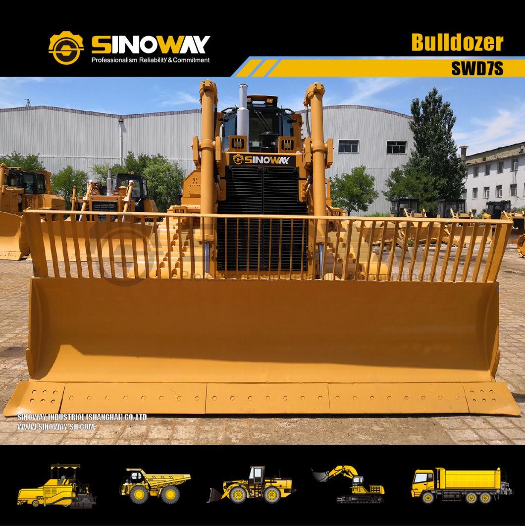 New Tracked Bulldozer Swd7s Best Quality and Low Price for Road Construction
