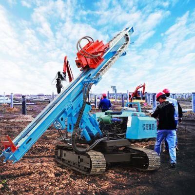 Factory Price 22MPa Hydraulic System Pressure Solar Pile Driver for Sale