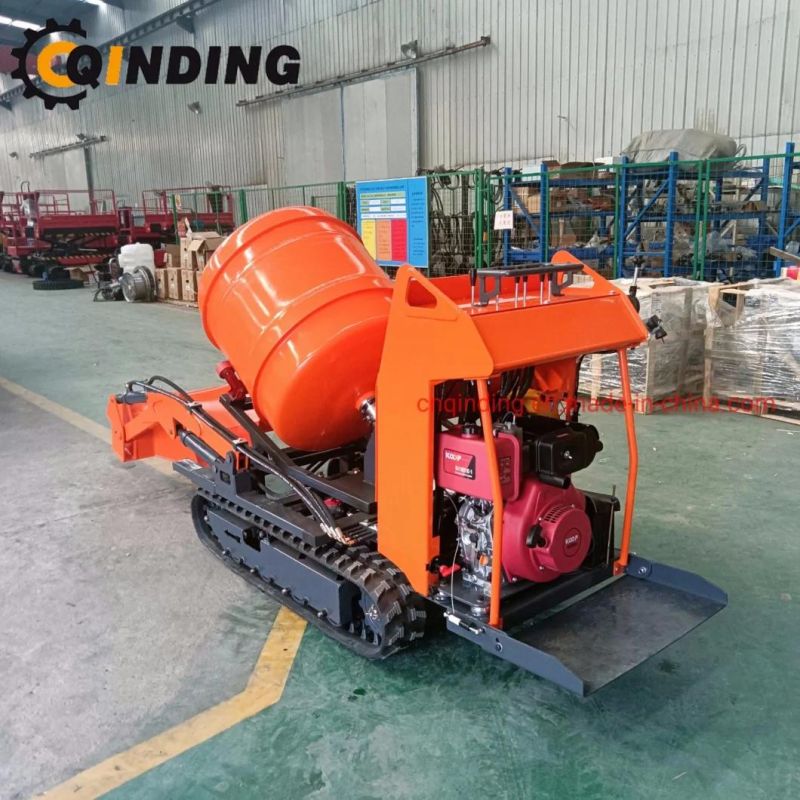 Best Price High Quality Self-Loading Cement Mixer Crawler Concrete Mixer Machine QDCM-400