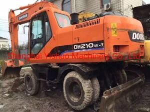 Japan Equipped with Doosan 210-7 Wheeled Hydraulic Excavator
