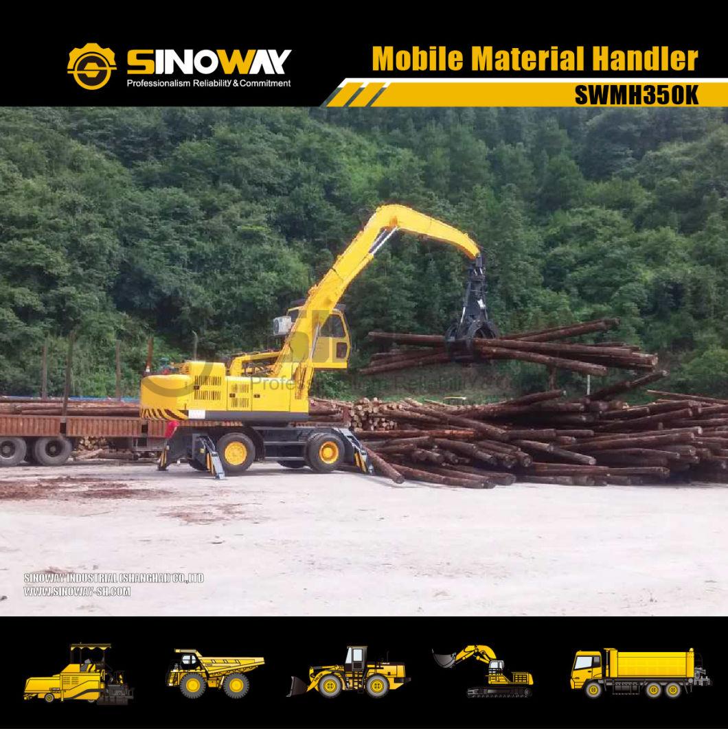 Forestry Equipment 35 Ton Crane Excavator with Grapple