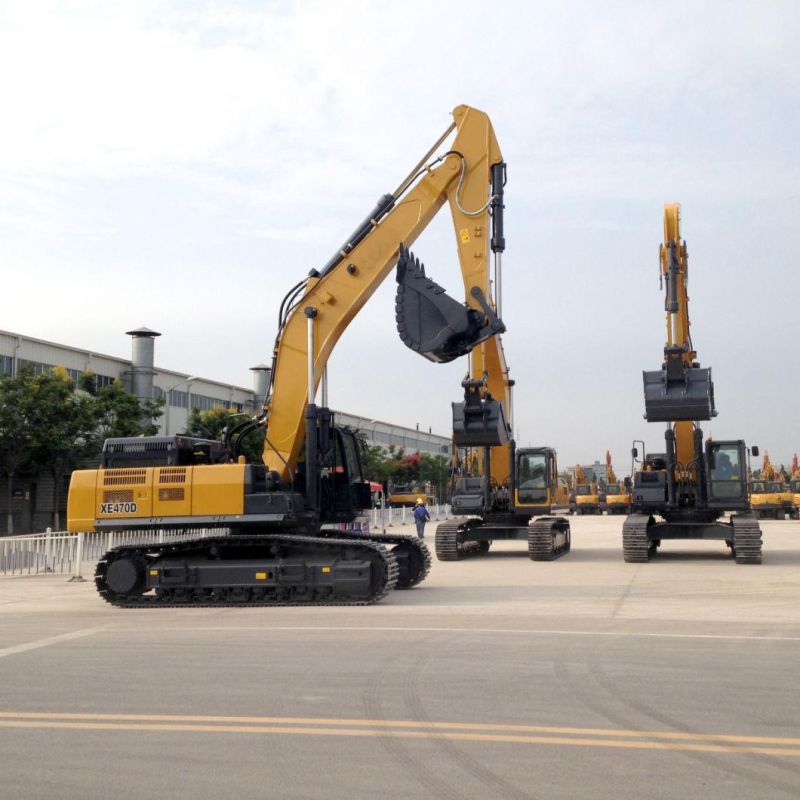 Xe470d 47ton 2.5cbm Big Hydraulic Rotating Bucket Mining Crawler Excavator