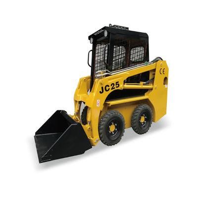 Construction Machine Euro III 300kg Mini Skid Steer Loader Jc25