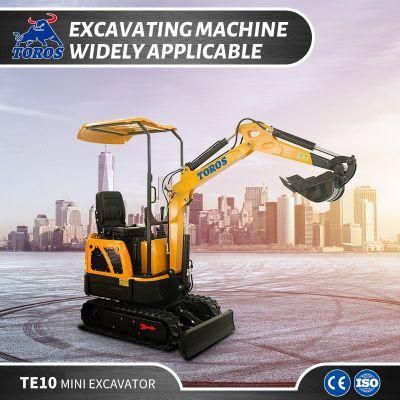 1 Ton Towable Mini Digger Machine Excavator for Sale