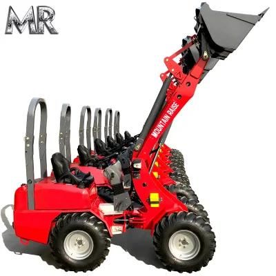China Mini Small Articulated Farm Front End Wheel Shovel Loader