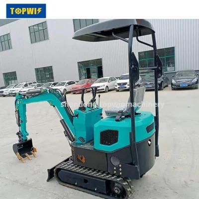 CE Euro Engine 0.8ton 1ton 1.8ton Hydraulic Small Garden Crawler Mini Digger Excavator