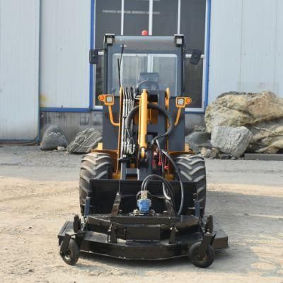 Skid Steer Attachment Hydraulic Drive Vibratory Roller Boom Lawn Mower Cutter Loader for Garden