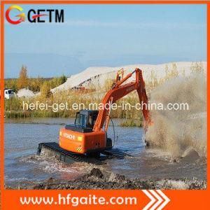 Heavy Construction Machinery Amphibious Excavator Equipped Top Engine
