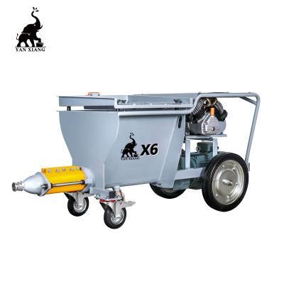 X6 High Efficiency Wall Mortar Spraying Machine/Cement Mortar Spraying Machine