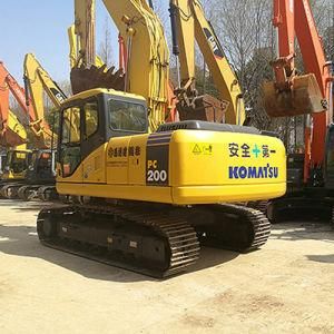 Used Komatsu Excavator PC200 Hydraulic Original Japan Secondhand Komatsu Crawler Excavator PC200 Construction Machinery Good Condition for Sale