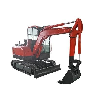 Digger Excavator Machines Hydraulic Mini Mini Excavator Rotating Wood Stone Grapple Equipment for Sale