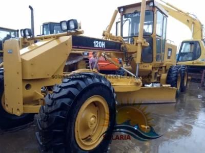 Used Cat 120h Motor Grader Caterpillar 120h Grader for Construction
