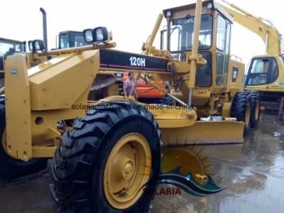 Used Cat 120h Motor Grader Caterpillar 120h Grader for Construction