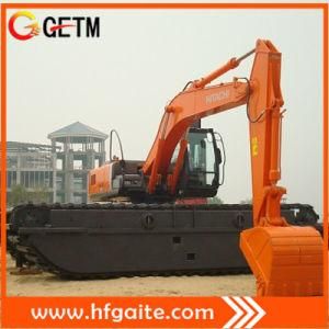 Amphibious Excavator for Marshy and Swampy Areas, Soft Terrains