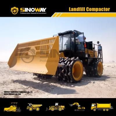 30 Ton Hydrostatic Waste Garbage Compactor for Landfill Plant