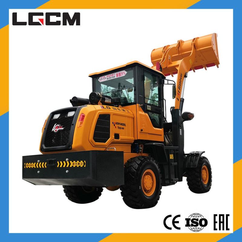 Lgcm Small Wheel Loader for Building Construction Use with 1800kg Loading Capacity