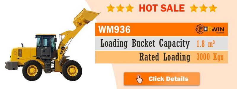 0.8 Ton Fw910 Mini and Compact Front End Shovel Articulated Steering 4WD Track Small Wheel Loaders