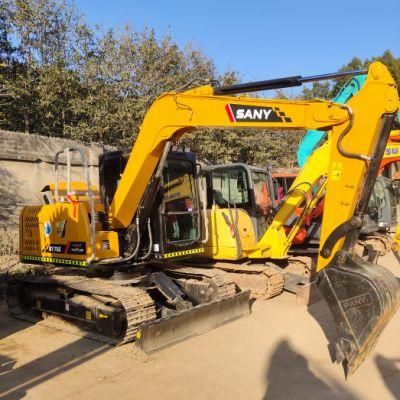 Used Excavators for Sale Sanyi Sy75c Earth-Moving Machinery Good Condition Low Hours 90% New