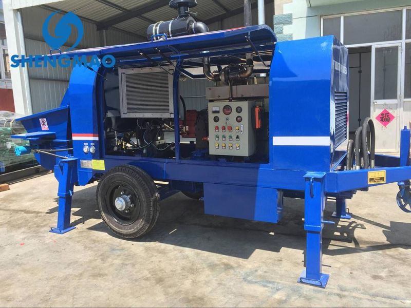 Hbts40r Hbts60r Hot Sale Construction Diesel Engine Concrete Pump for Floor Screed