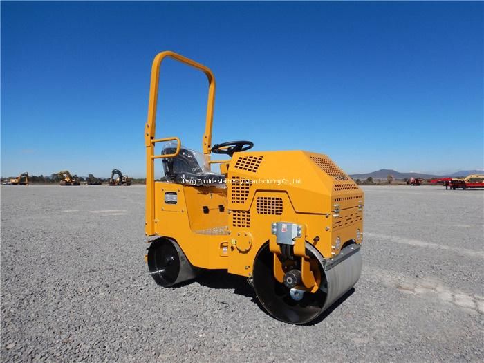 800kg Double Drum Mini Compactor Road Roller for USA and Europe