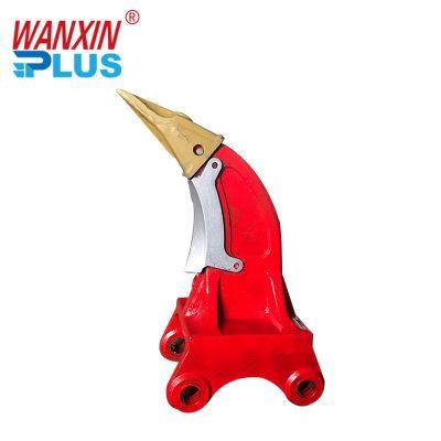 One Piece Casting Tooth for Integrated Hook Arm Excavator Ripper