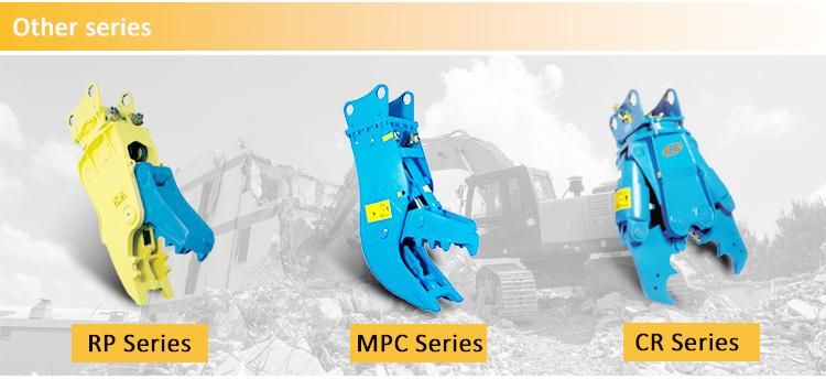 Excavator Crushing Shear Demolition Hydraulic Metals Shear for Excavator