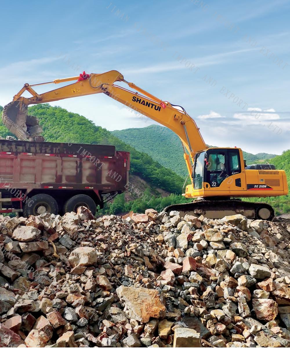 Shantui Good Condition Hydraulic Crawler Excavators Se210W Made in China