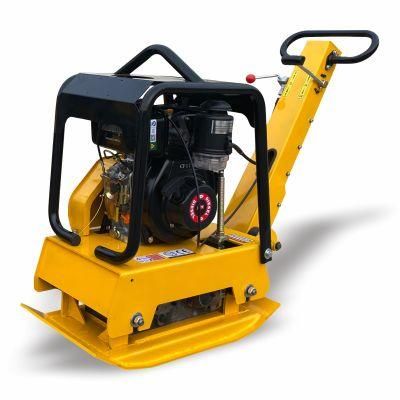 Gasoline Engine Earth Concrete Vibrator Road Vibrating Plate Compactor