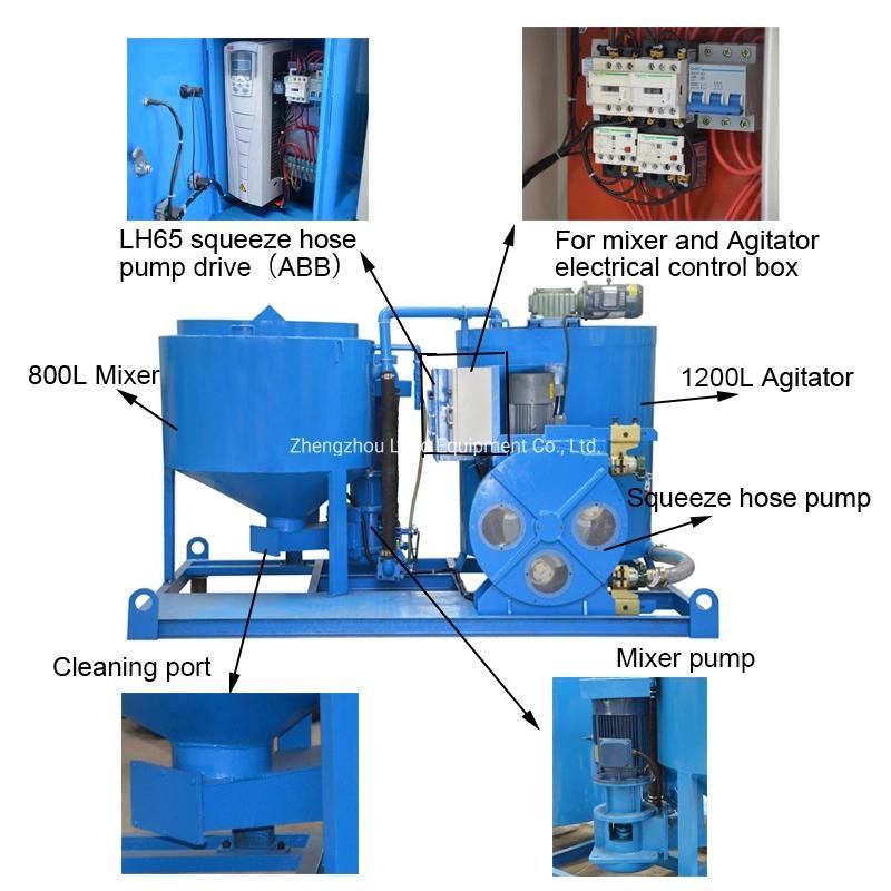 LGP800/1200/130 H-E Cement Grout Injection Pump Station