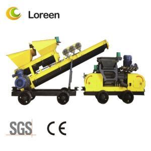 Loreen The Tunnel Is Propelled with Concrete Injection Equipment