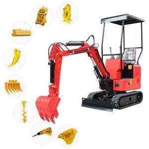 1000kg Excavator 1 Ton 11.7 Mini Hydraulic Crawler Mini Excavator Machine Excavators Price Manufacturers