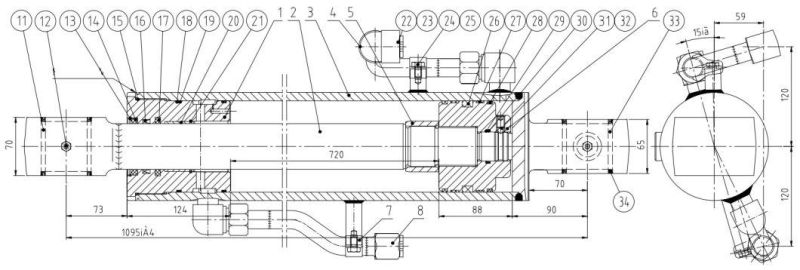 Best Quality Hydraulic Cylinder for Small Excavators