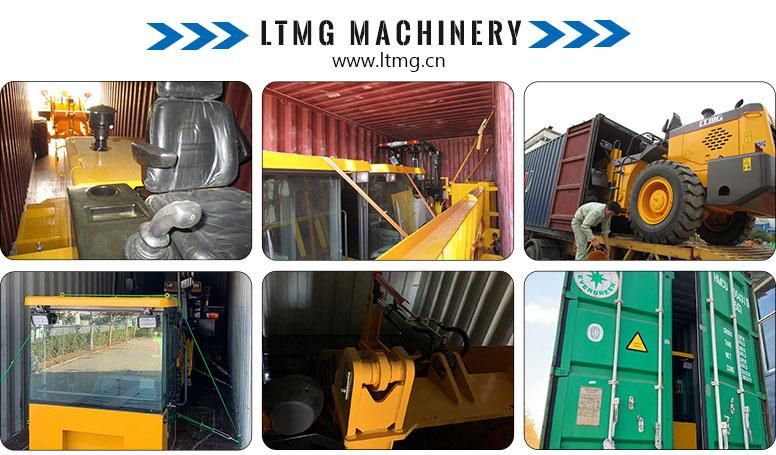 Ltmg 5 Ton Front Wheel Loader with Powerful Engine