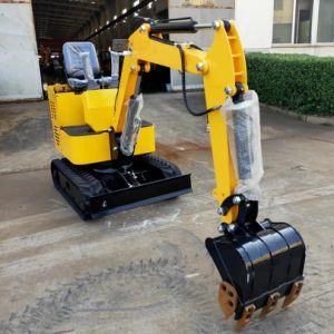 China Mini Excavator High-Performance 1t Small Digger 1 Ton Excavator with Rubber Track