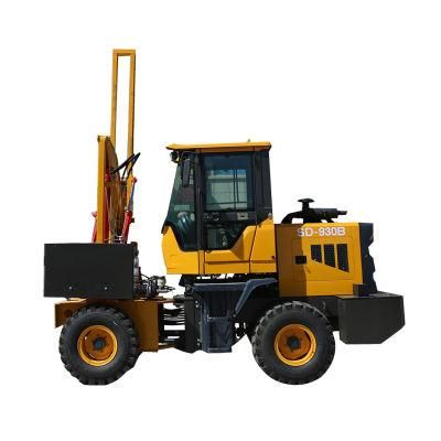 Pile Driver Machine for Ground Screw Hydraulic Hammer Ramming Machine with Hydraulic Hammer for Road Construction