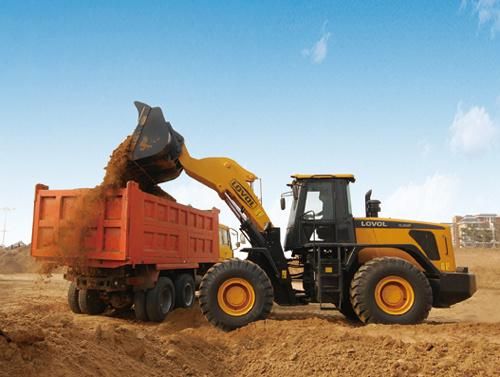 Lovol Mountain Rise Wheel Loader FL956h with Loader System