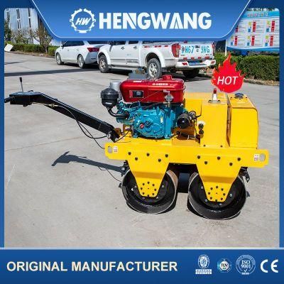 Best Sell Small Double Drum Road Roller 0.6 Ton Road Roller in Pavering Road Project